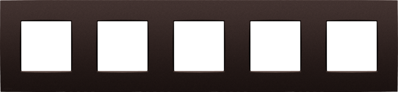 Niko Intense Dark Brown Coated Afdekraam 5-voudig HV donkerbruin 135-76005 afbeelding 2